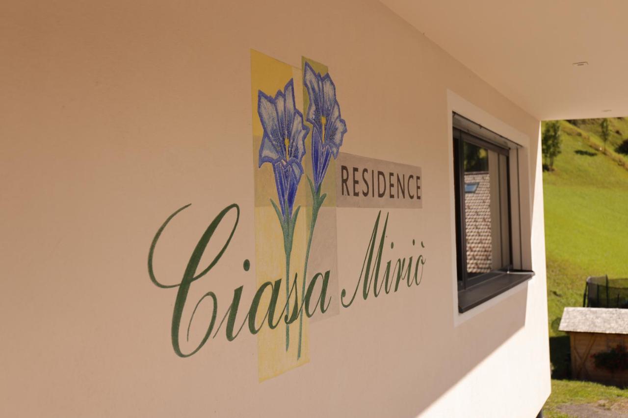 Ciasa Mirio' Lägenhet La Valle Exteriör bild